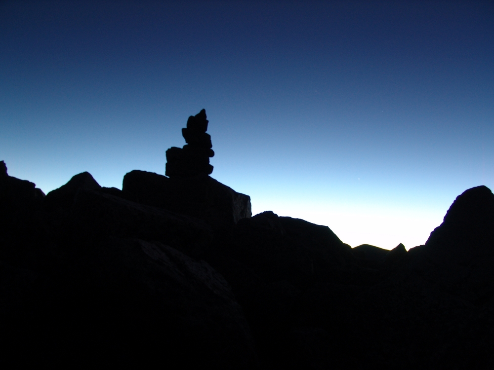 Boulder Mountain Summit Cairn